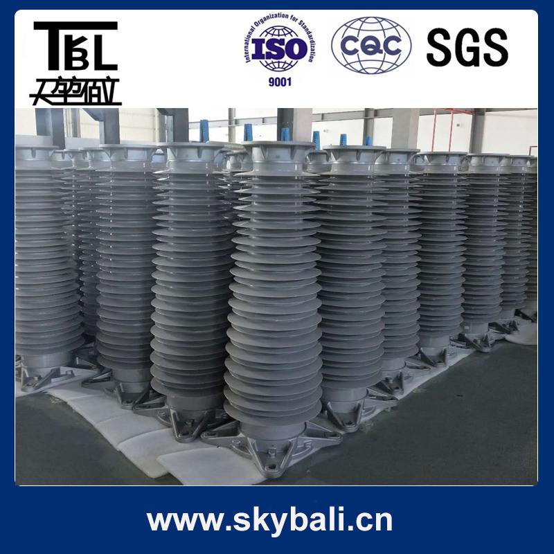 126kv عازل مركب مجوف لمثبط الارتفاعات