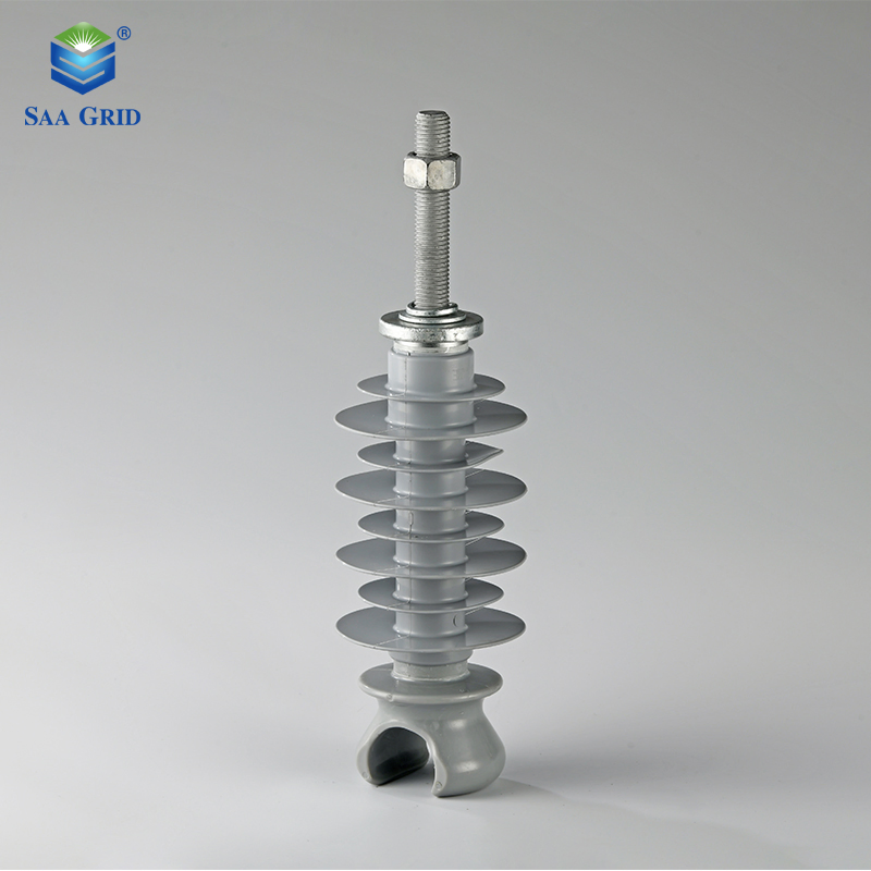 25kv عازل دبوس بوليمر عالي الجهد الخارجي Fpq25/5 عازل سيليكون
