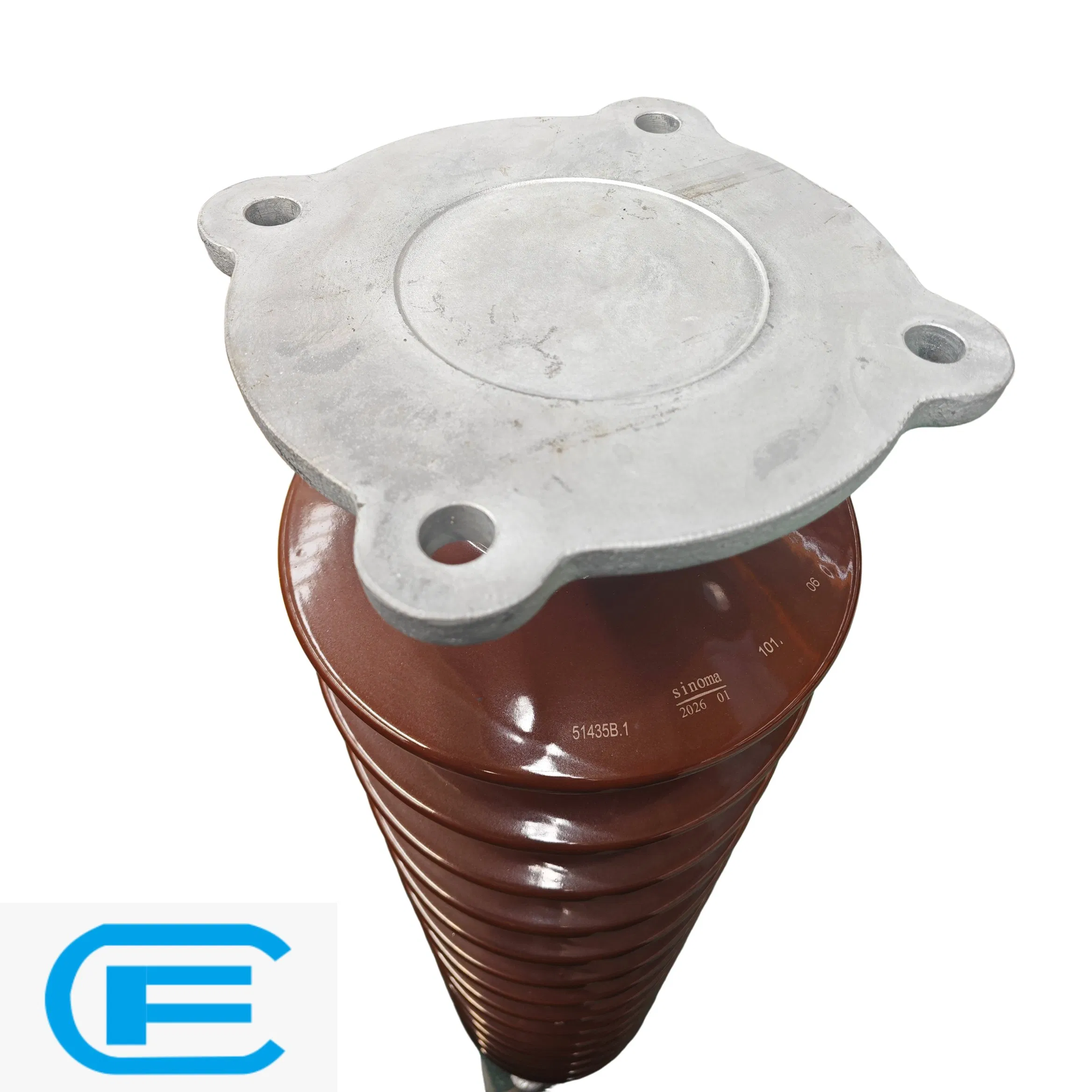 220kv عازل عمود مزدوج معتمد من IEC