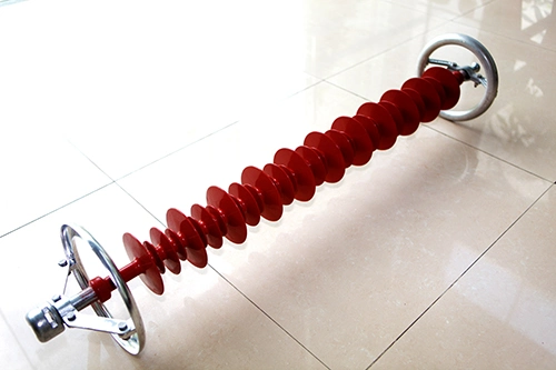 110kv~220kv عازل تعليق القضيب مركب بوليمر / عازل مطاط سيليكون