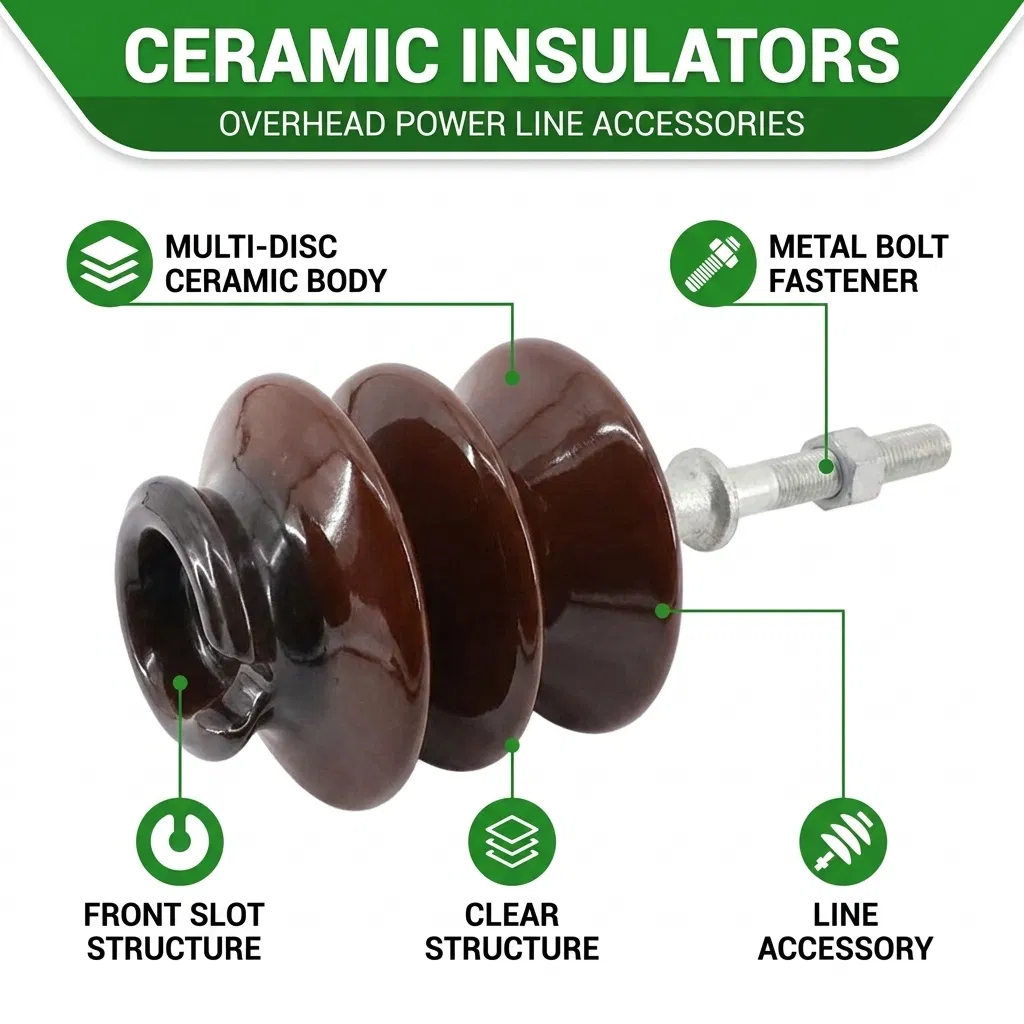High-Quality Medium Voltage Pin Porcelain Insulator for Reliable Performance