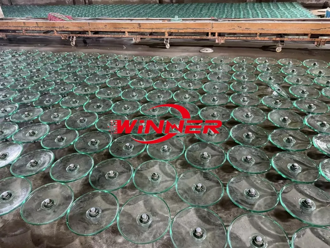 U40b U70b 175mm/255mm عازل زجاجي معيار IEC لعازل خطوط الطاقة