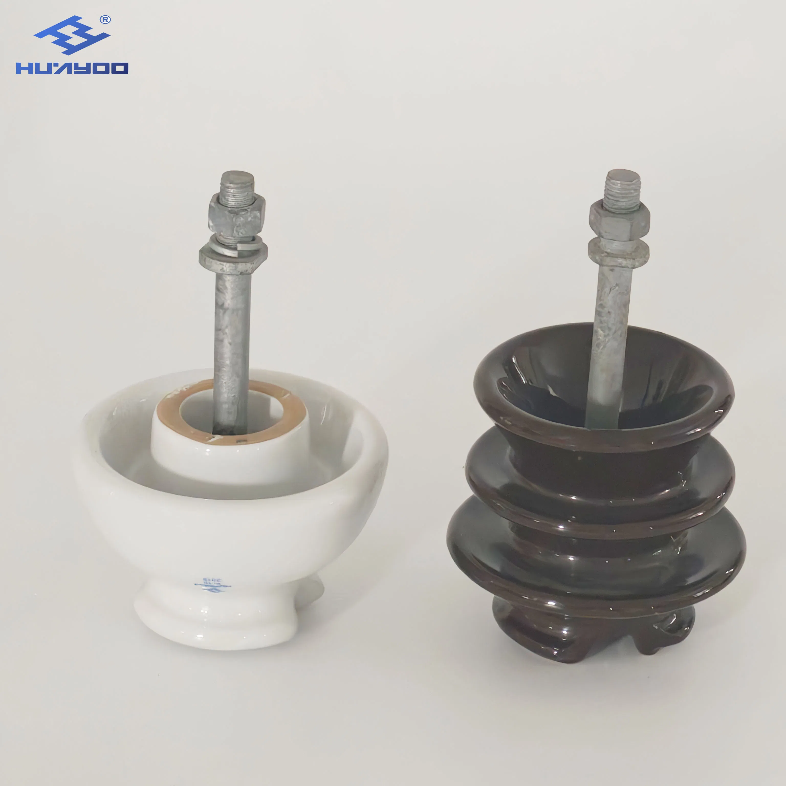Huayoo 33kv P-33-Y Pin Porcelain Insulator Pot with Spindle