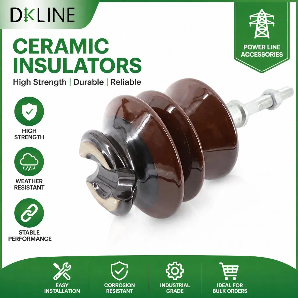 High-Quality Medium Voltage Pin Porcelain Insulator for Reliable Performance