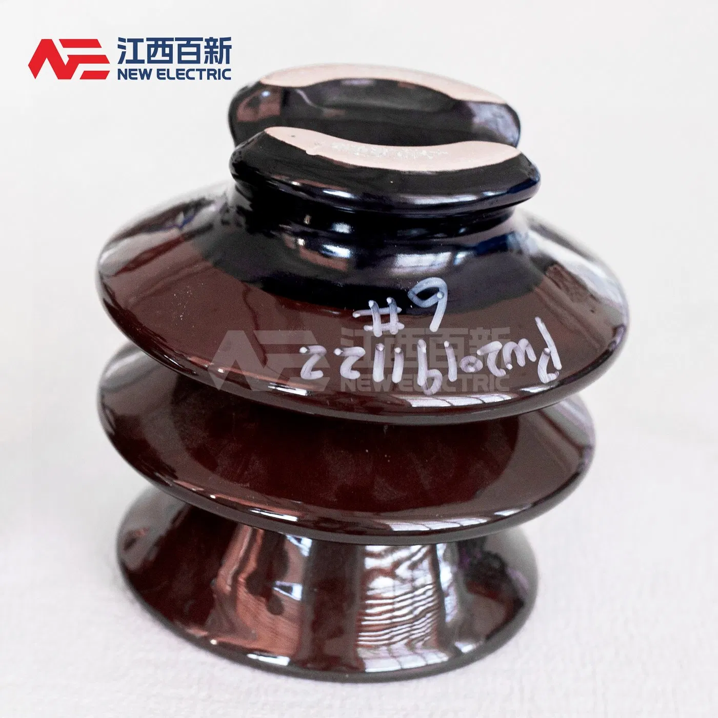 11kv P-11-Y نوع دبوس عازل خزفي بورسلين مع عمود