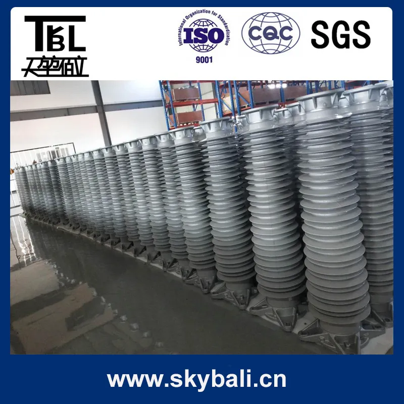 126kv عازل مركب مجوف لمثبط الارتفاعات