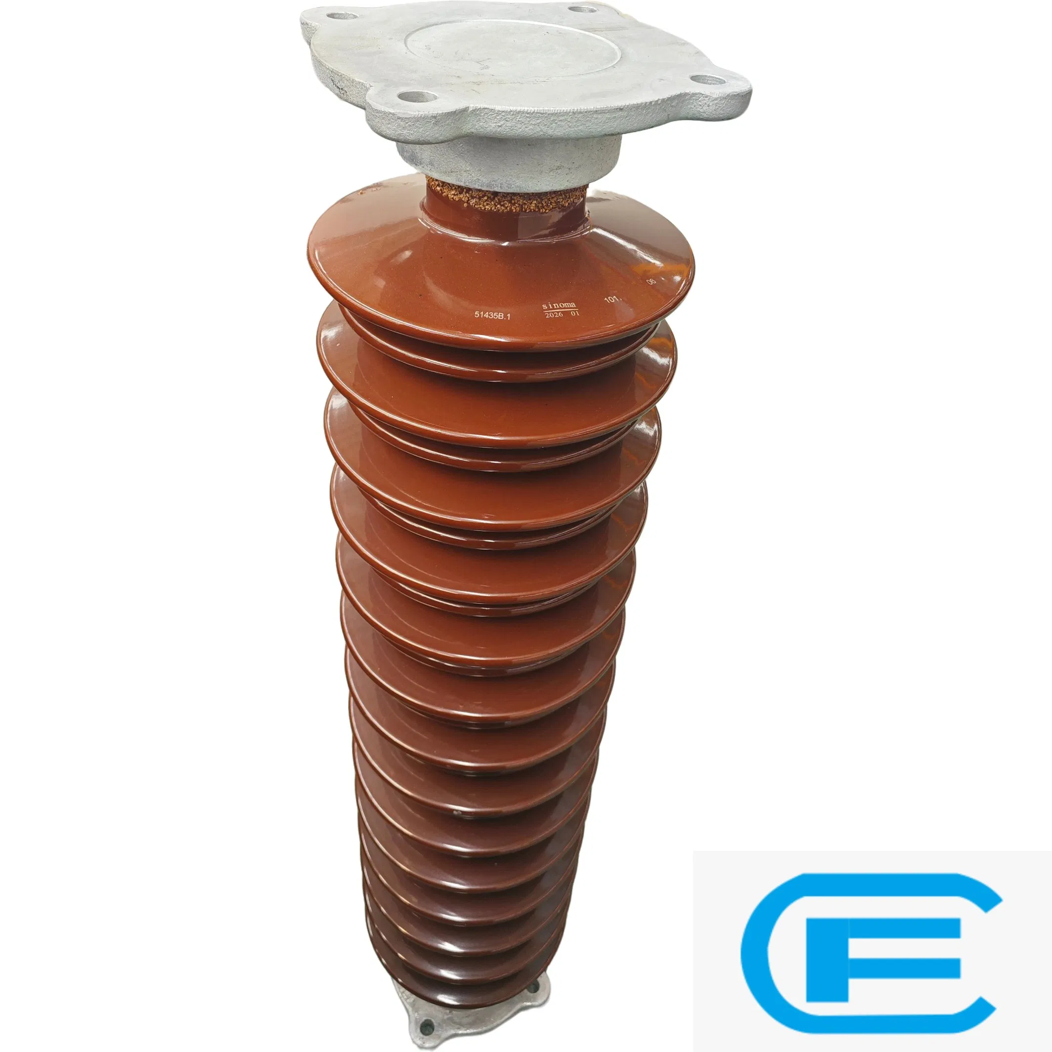 220kv عازل عمود مزدوج معتمد من IEC