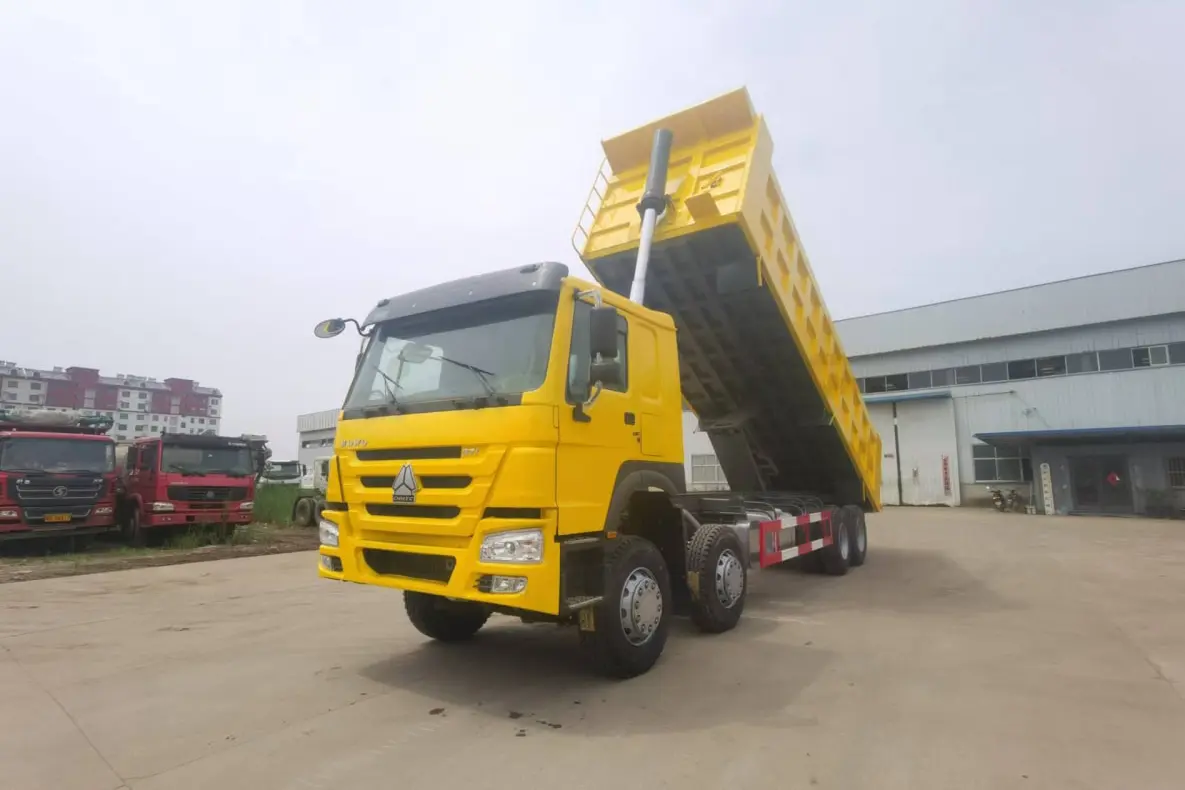 Famous Howo Dump Truck 8*4 371-420hp.12 Wheeler Trcuk Manufacturer, Suppliers