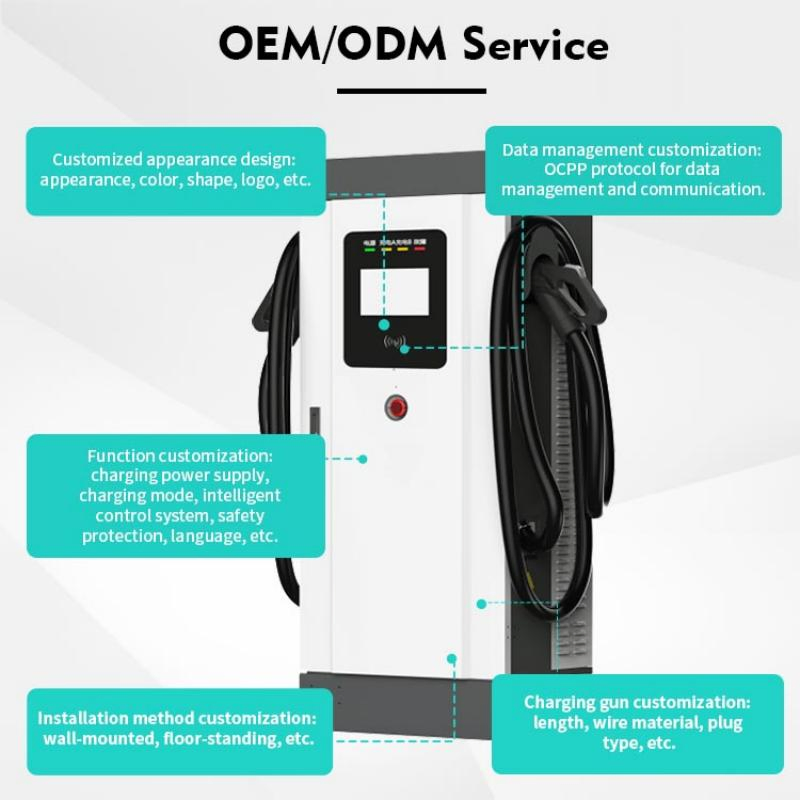Hot Sale 60kw/120kw/180kw IP54 Floor DC EV Efficient Cars Charging Stations