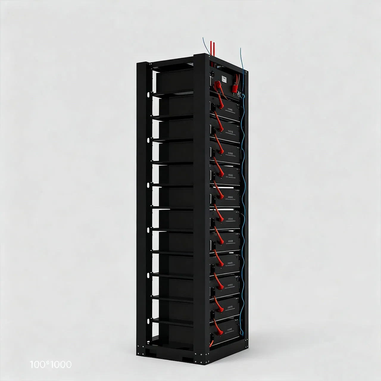 Energy Storage Battery Customized 40kwh 50kwh High Voltage 1c Discharge LiFePO4 Battery System IP20 Protective Air Cooling 6000 Cycles Industry Power Storage