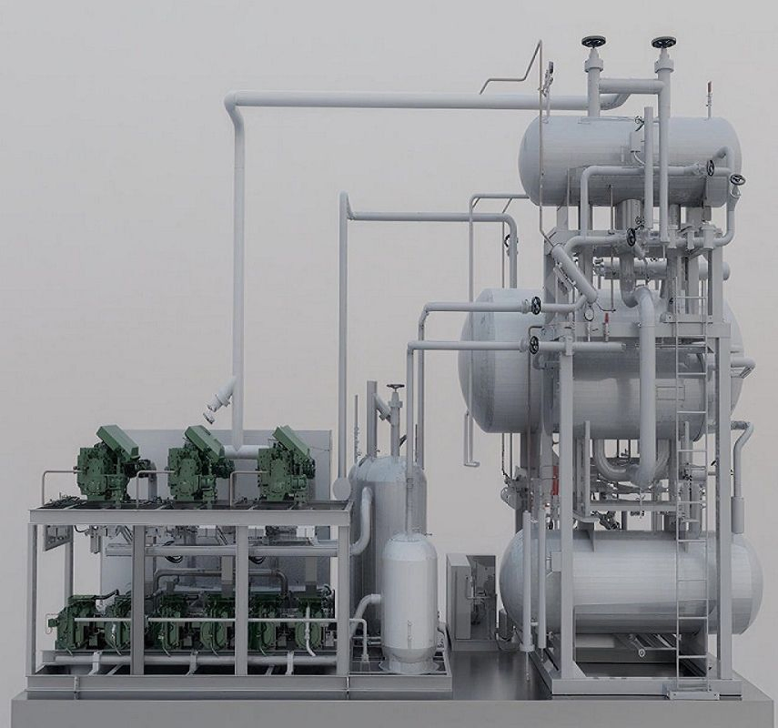 Industrial Cold Storage Project Energy Saving Refrigeration Custom Compressor Unit