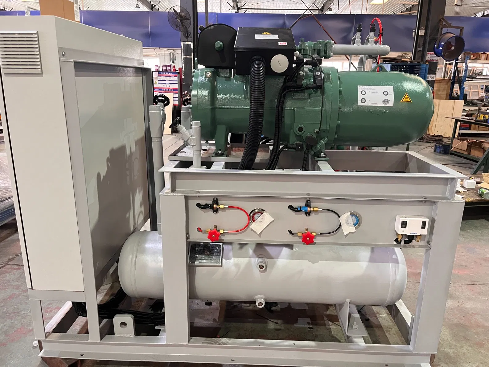 Industrial Cold Storage and Freezer Warehouses High Efficiency and Energy Saving Piston Parallel Units