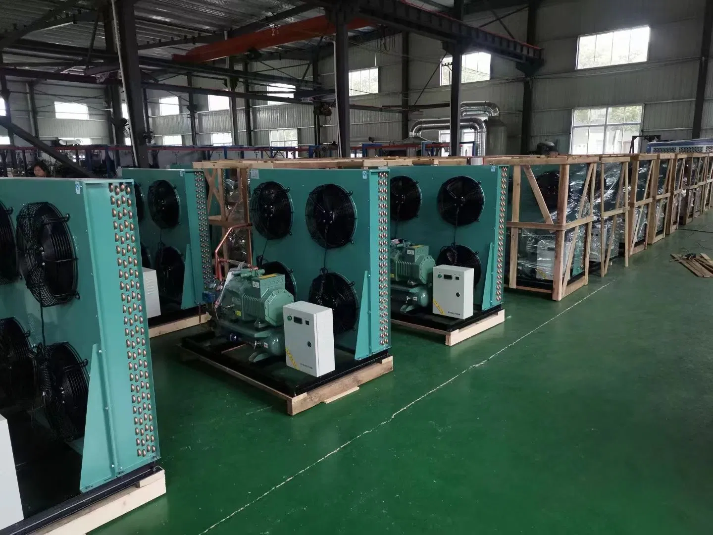 Energy Saving 15HP 380V Air Cooled Condensing Unit with Piston Compressor for Industrial Cold Storage