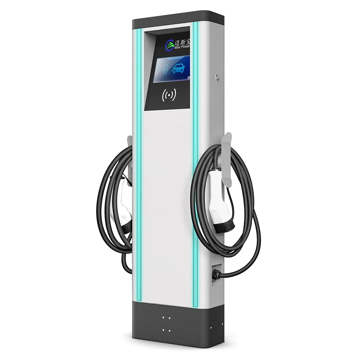 EV Charger Floor Mounted 22kw CCS2 AC Charging Stations with APP/RFID Card