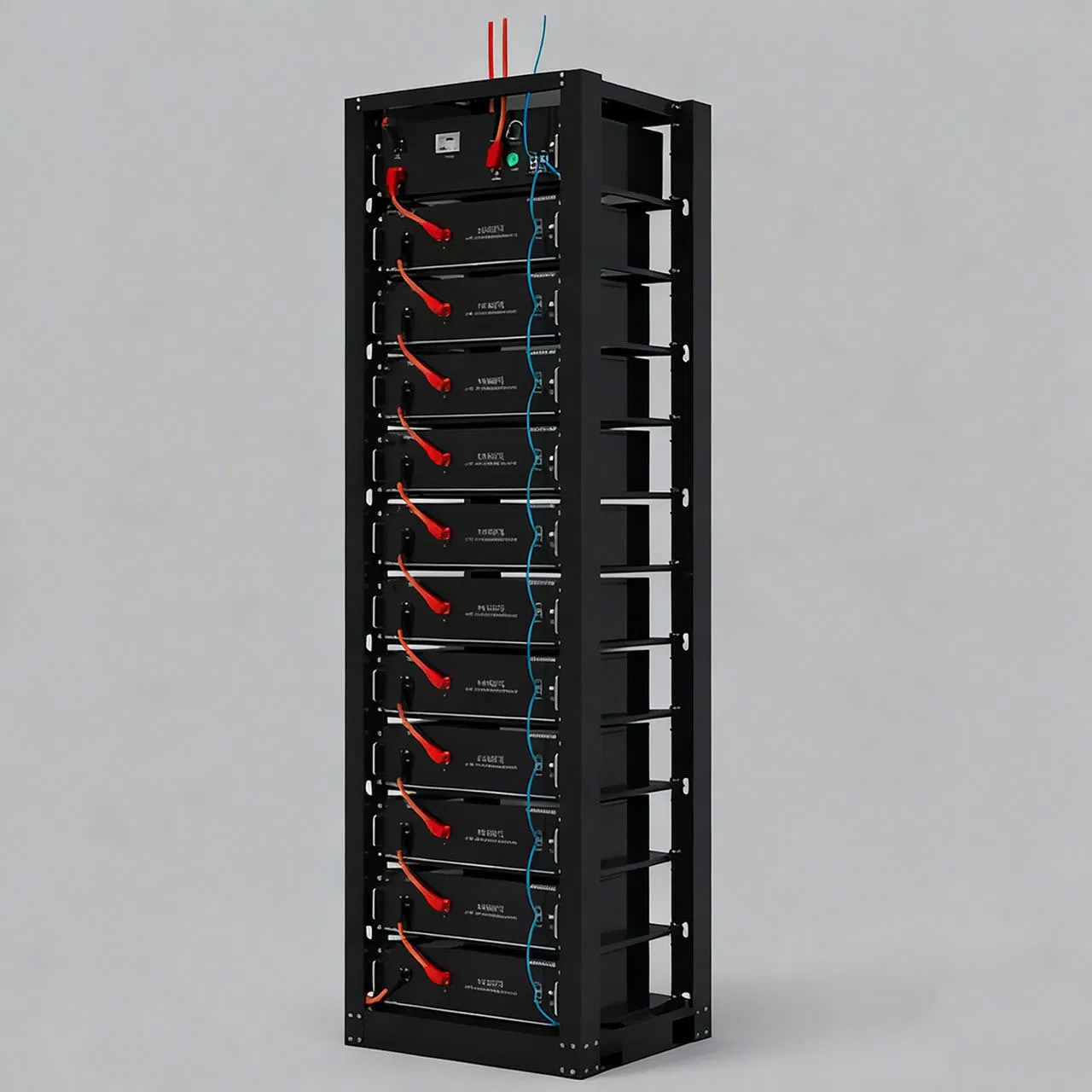 Energy Storage Battery Customized 40kwh 50kwh High Voltage 1c Discharge LiFePO4 Battery System IP20 Protective Air Cooling 6000 Cycles Industry Power Storage