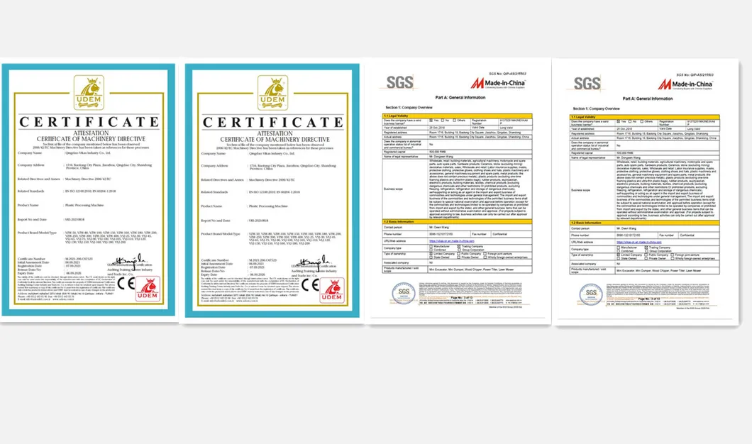 Certificates