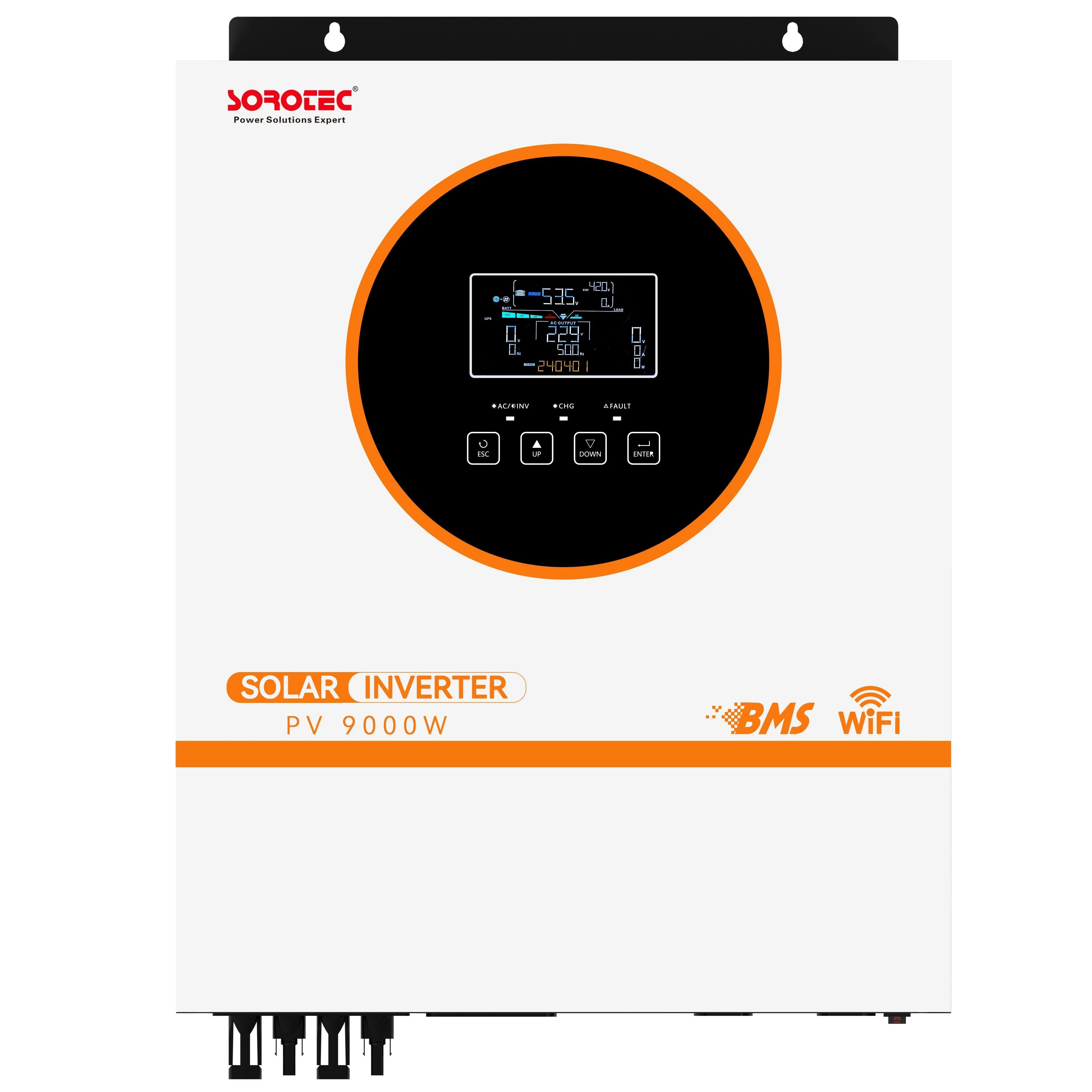 Sorotec 3kw 3.2kw 5.5kw on/off Grid Pure Sine Wave Solar Power Inverters with Energy Storage System