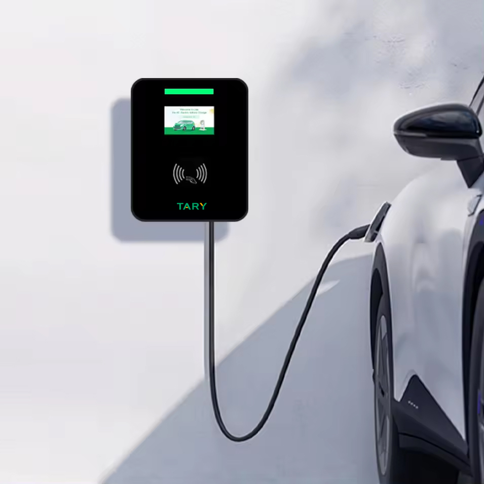 7kw to 22kw AC EV Wall Mounted Charging Station - Global Standard Compatible Type 1 / Type 2 / Gbt Evse.
