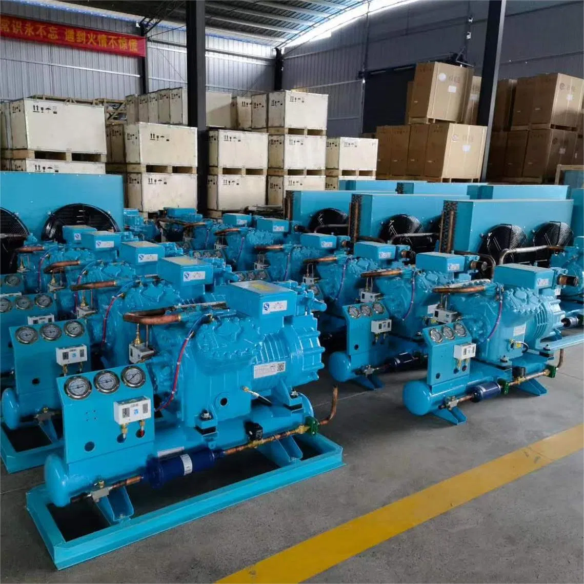 Energy-Efficient Low Temperature Refrigeration Condensing Unit for Cold Storage