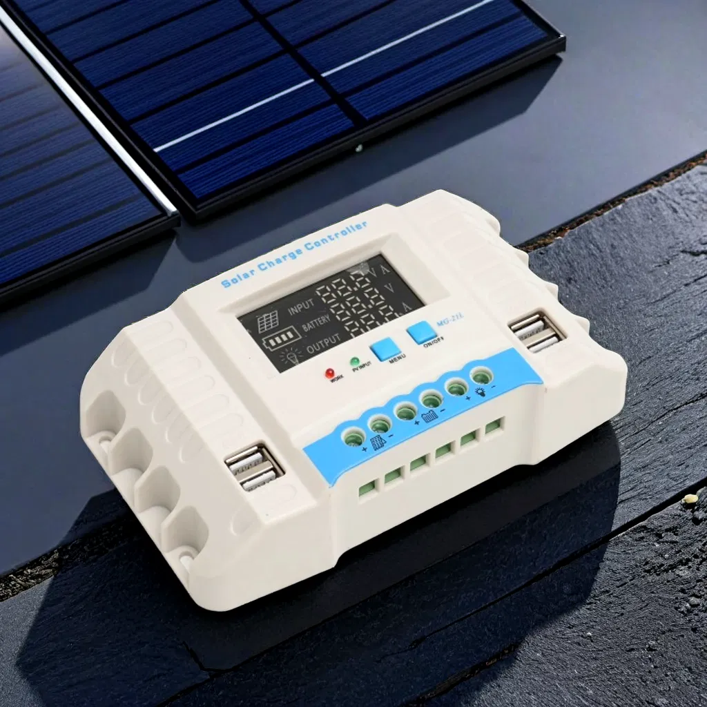 Smart Solar Energy Management System with LCD Monitor