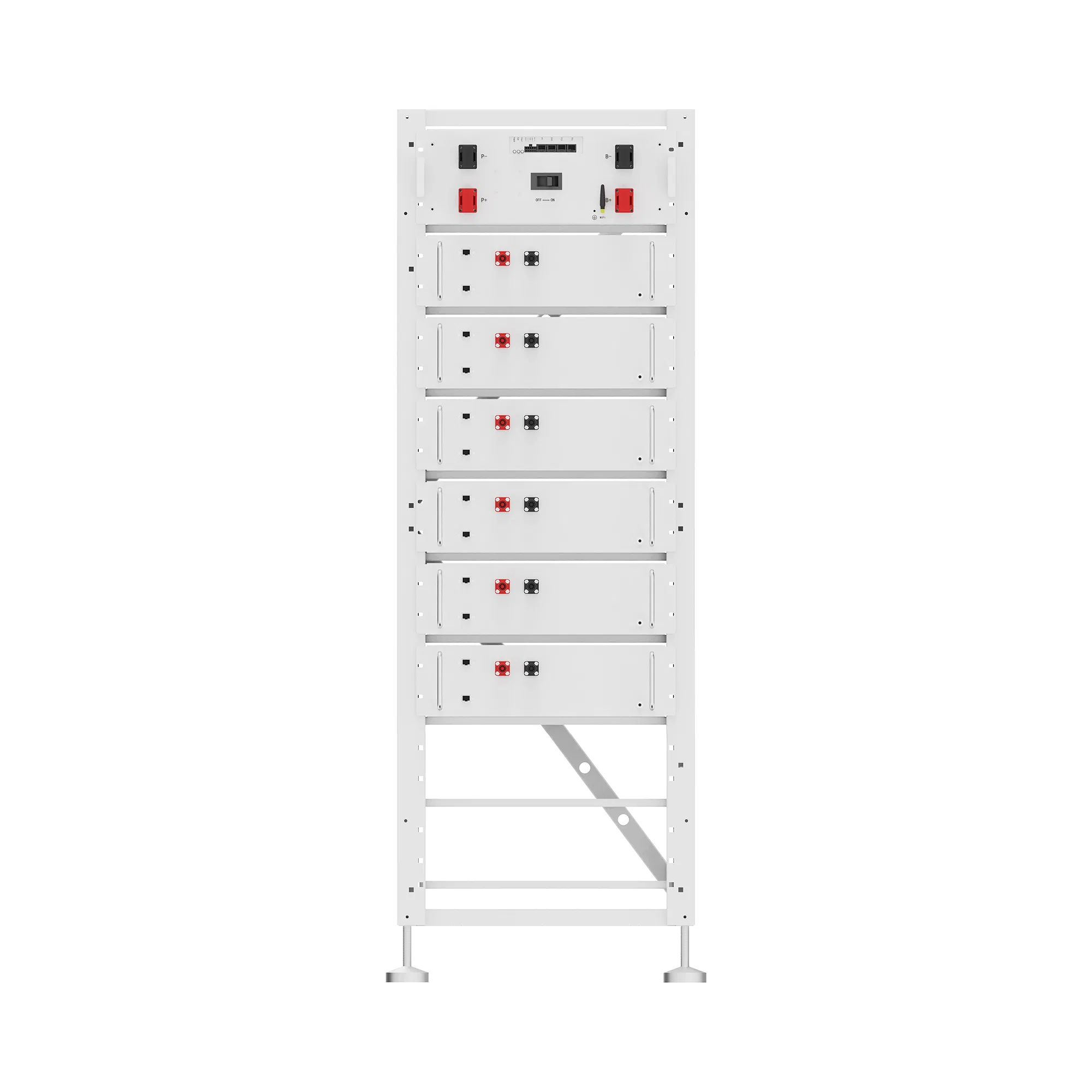 off-Grid Grid-Connected Solar Backup Power Lithium Ion Rechargeable Solid-State Battery Modular Design Energy Power Storage