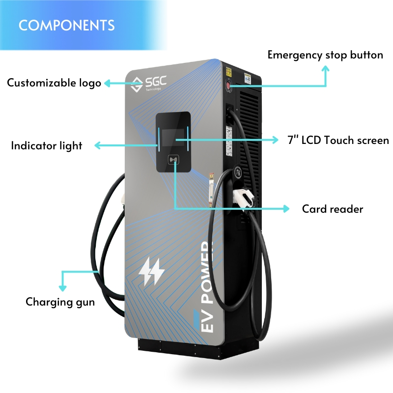 Sgc Commercial 240kw/320kw/360kw CCS2 Ocpp1.6 DC Fast EV Charger for Electric Vehicle Charging Station