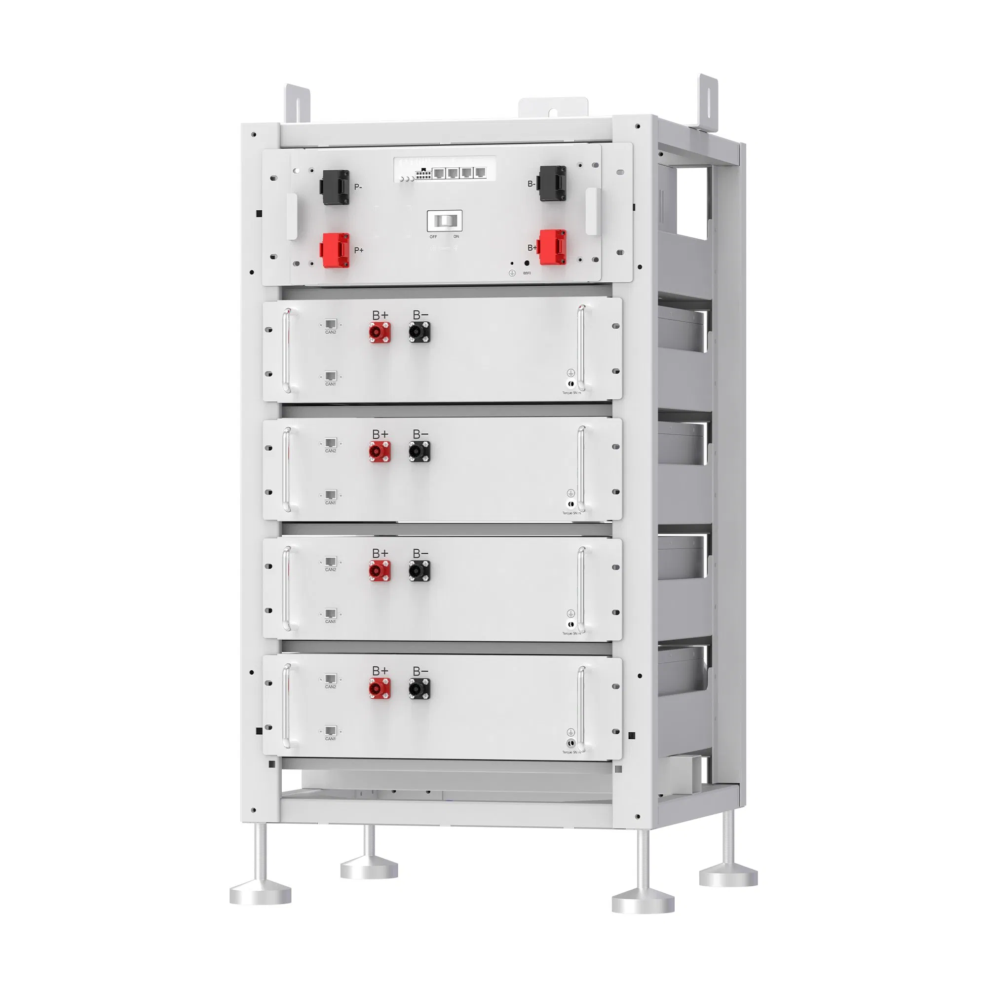 off-Grid Grid-Connected Hybrid High Voltage Hybrid All in One Solar Lithium Ion Battery Low Maintenance Costs Energy Power Storage