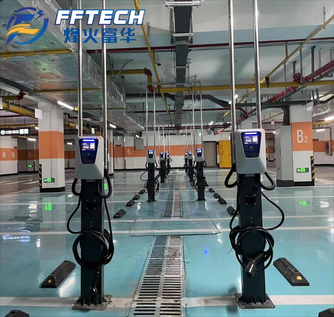 Smart Home 11/22kw Home EV Electric Car Charging Stations IEC62196 for Byd