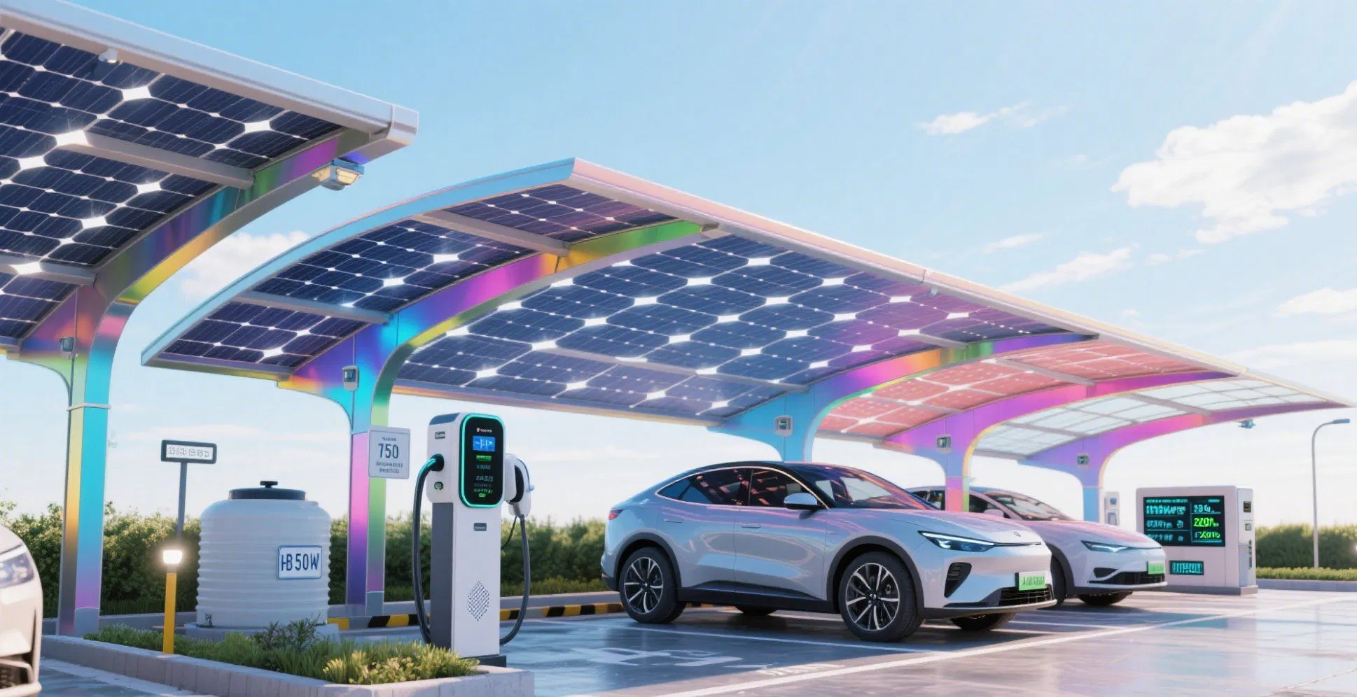 Eco-Friendly Solarflex BIPV Carport Solution for Sustainable Parking