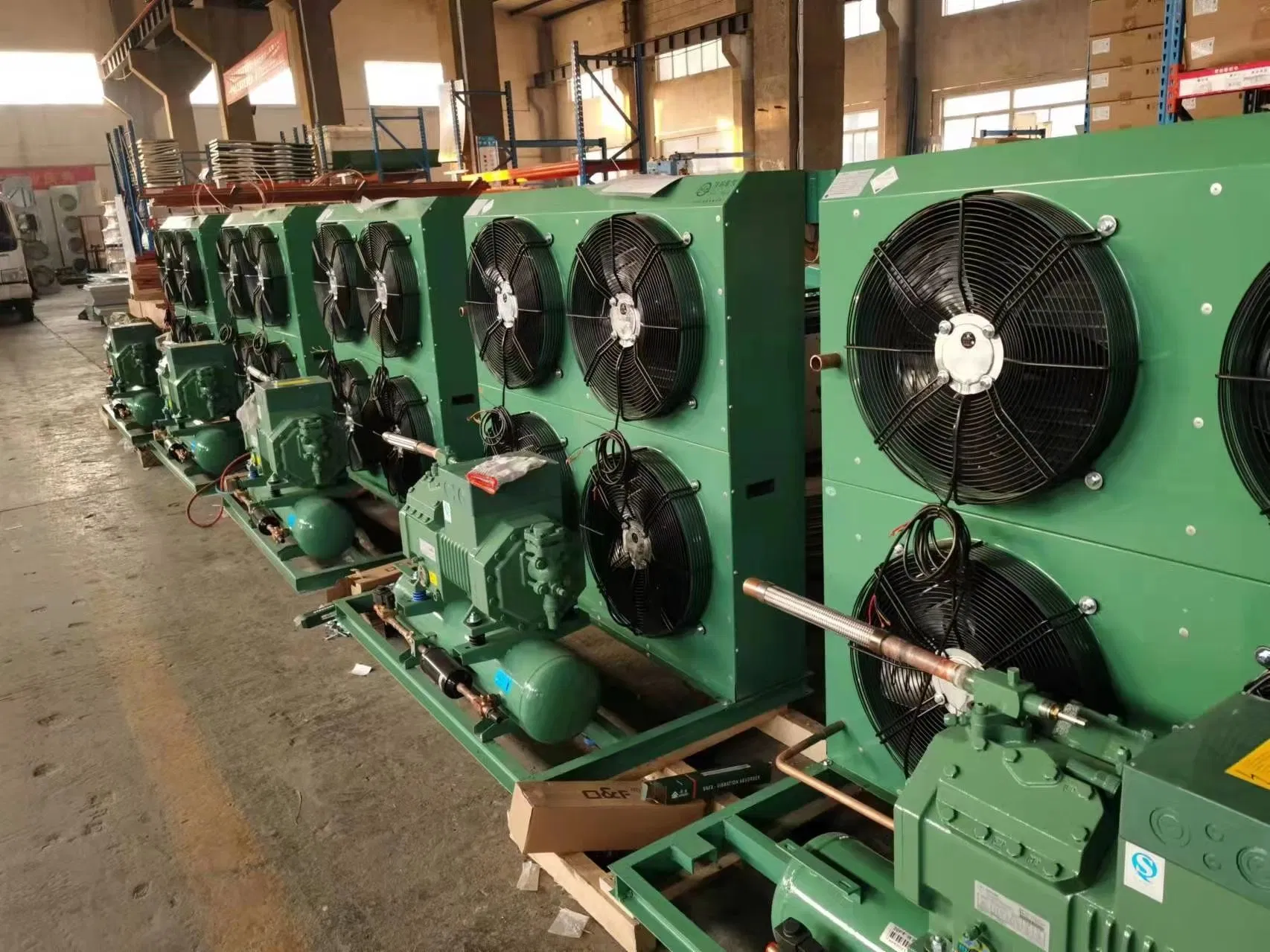 Energy Saving 15HP 380V Air Cooled Condensing Unit with Piston Compressor for Industrial Cold Storage