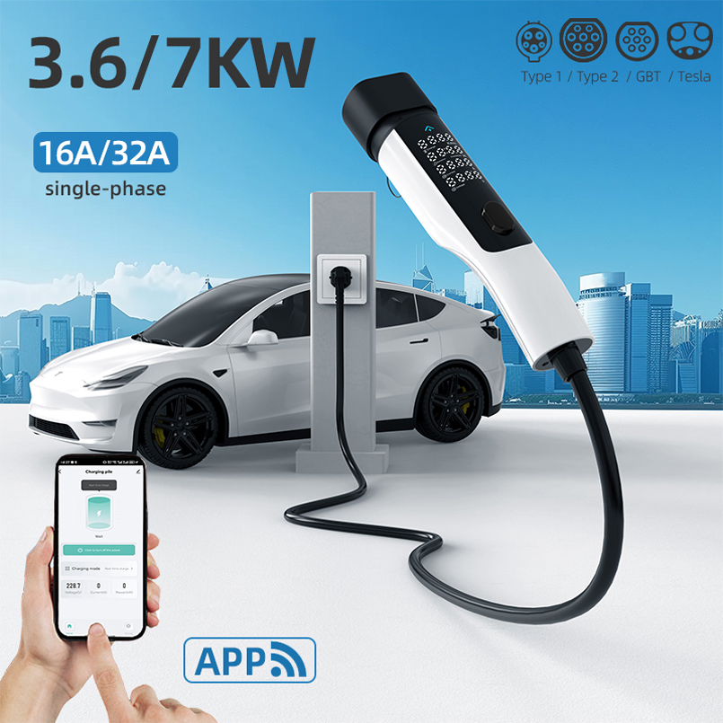 Which Portable EV Charger Works as Mobile Charger for Byd Tesla, Fitting 7kw Electric Vehicle Charging Station and Meeting Commercial EV Charging Needs