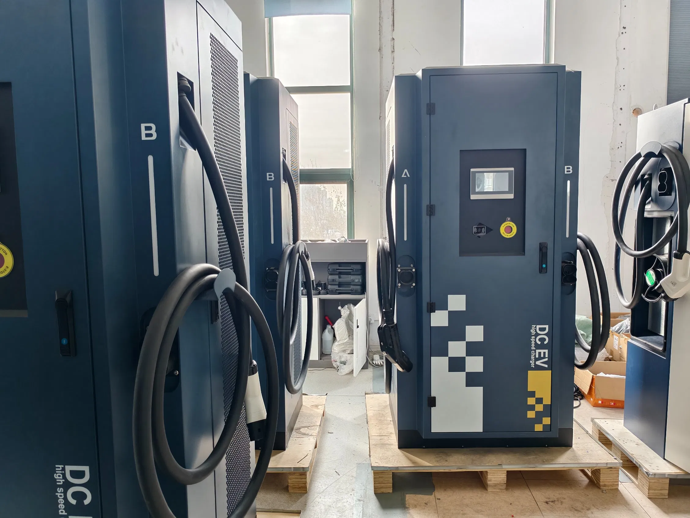 Professional DC EV Charger Charging Station, 360kg, 5m Charging Length