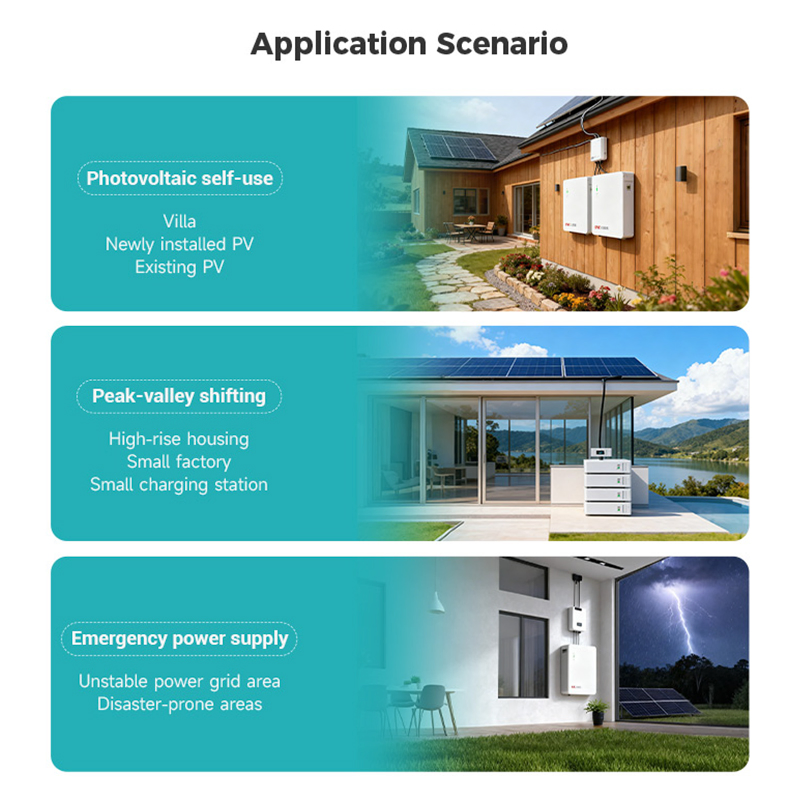 Eve 5kwh 100ah 51.2V Home Energy Storage System Wall Mounted Battery Solar Power Storage System