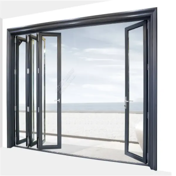 Bi-fold door display