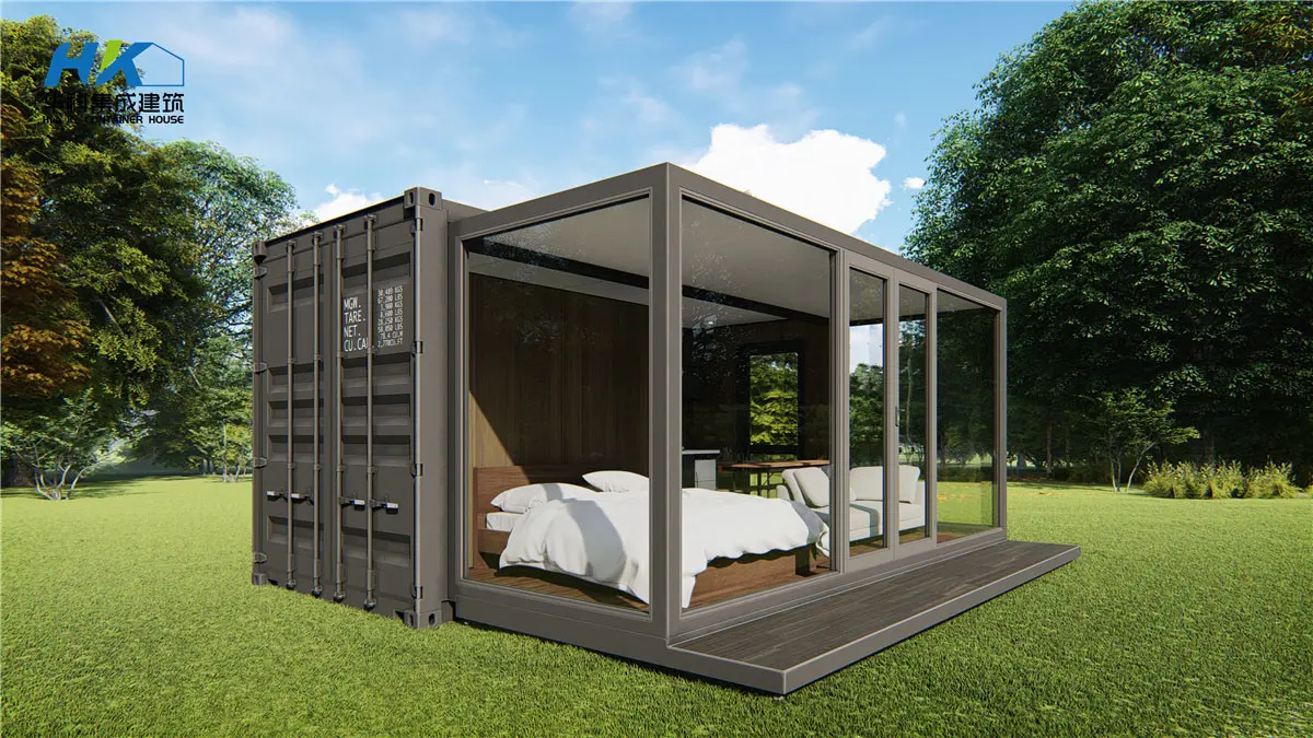 Shipping container house interior