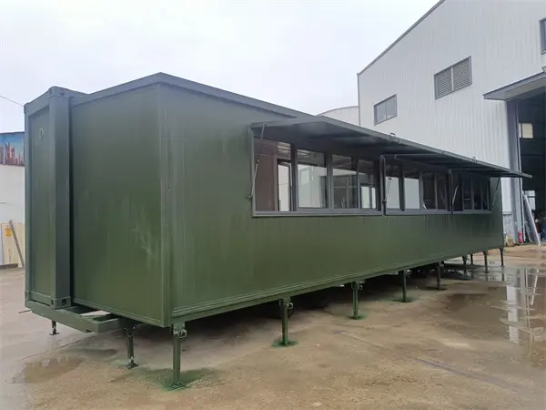 Wholesale 11.8m Transportable Steel Metal Building Removable Trailer Container House Trail Factory, Factories