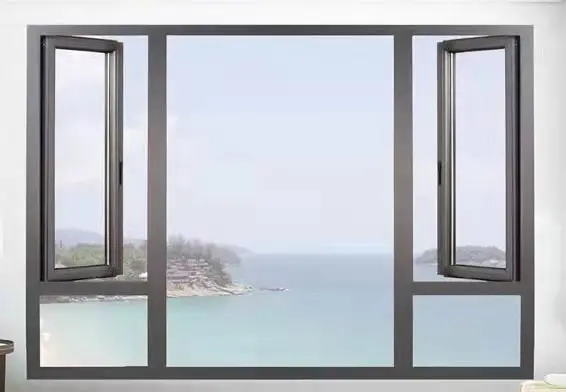 Aluminum Hurricane-proof casement window