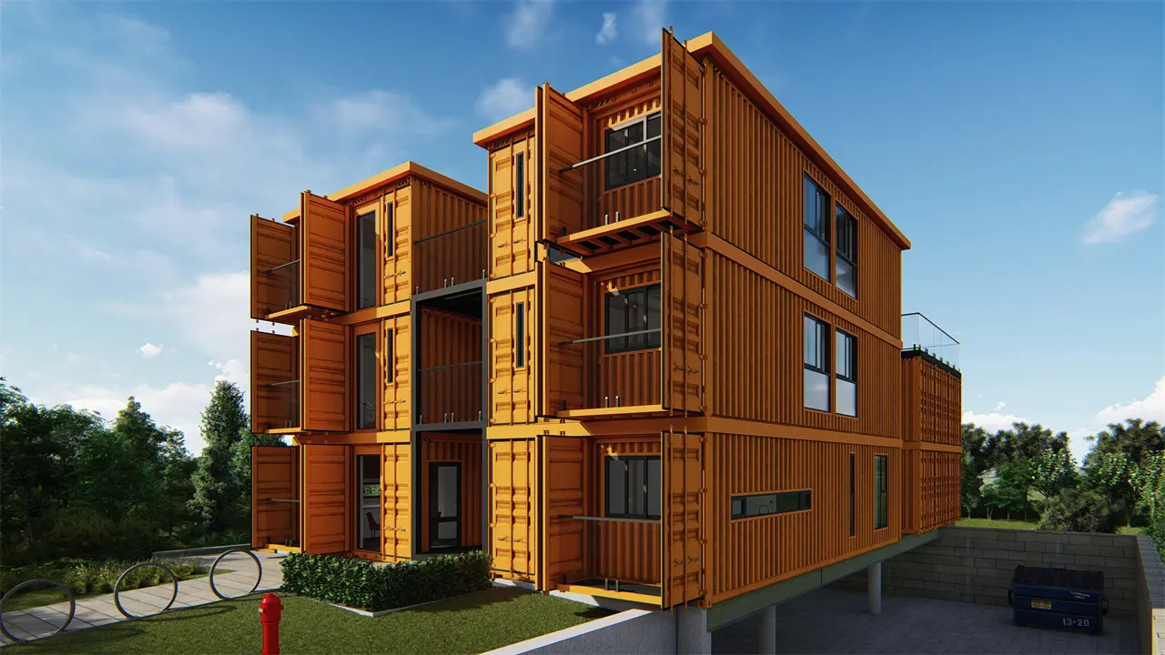Eco Container Home Natural Setting