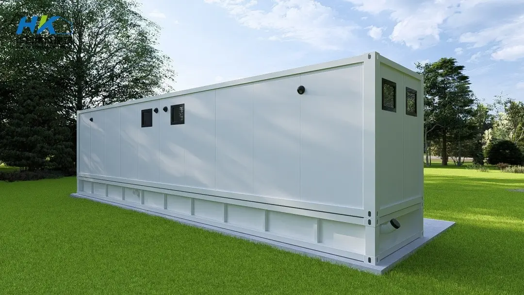 Modular Container Toilet Installation