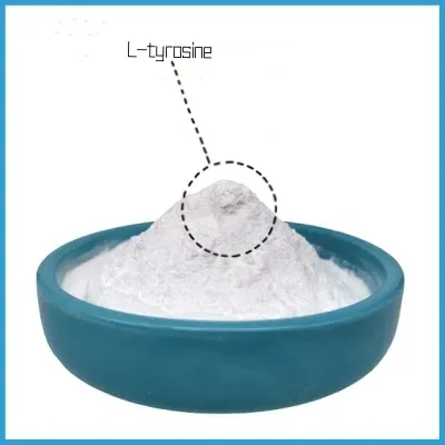مضافات الأحماض الأمينية عالية النقاء مسحوق L-Tyrosine رقم CAS 60-18-4