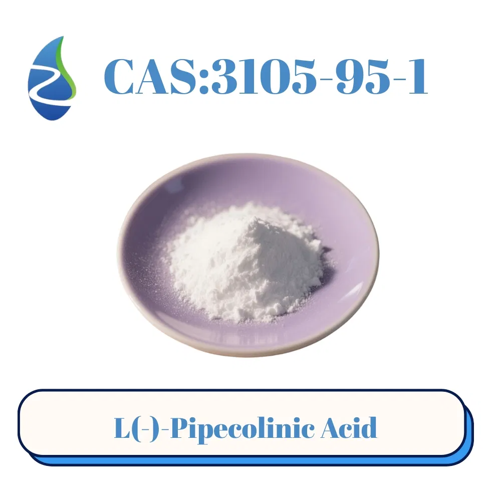 حمض ل-بيبيكولينك عديم الرائحة مع 99 2% تحليل وشوائب منخفضة CAS3105-95-1