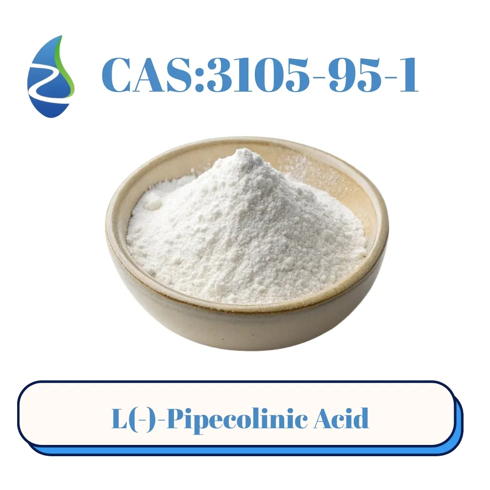 حمض ل-بيبيكوليك مركب عديم الرائحة معدن ثقيل تحت 20ppm رقم تسجيل المواد الكيميائية 3105-95-1