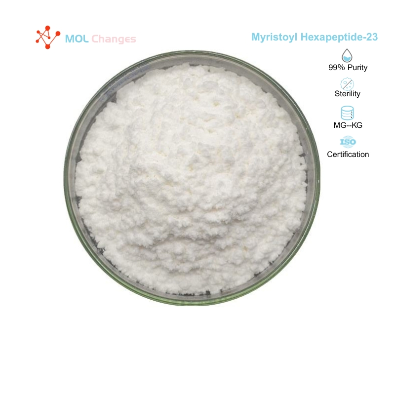 مركب الميرستويل Hexapeptide-23 مواد بحثية 99% نقاء
