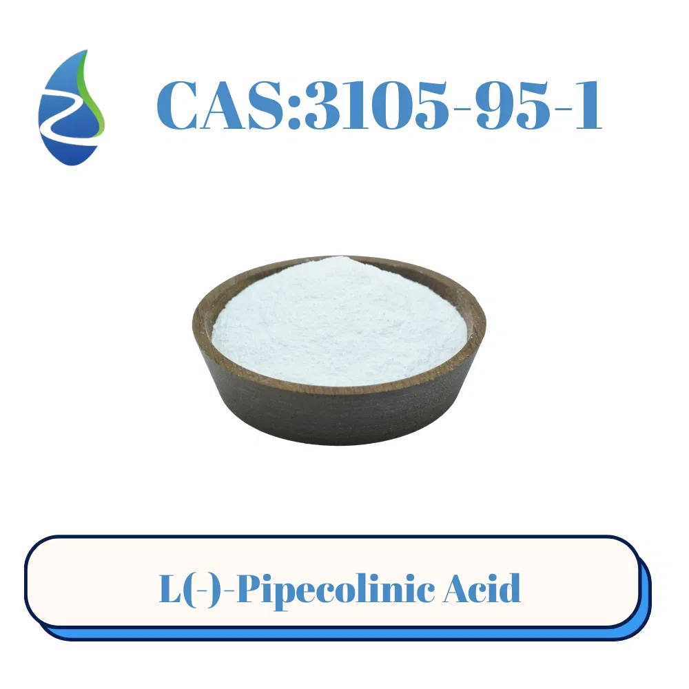 حمض ل-بيبيكولينك عديم الرائحة مع 99 2% تحليل وشوائب منخفضة CAS3105-95-1
