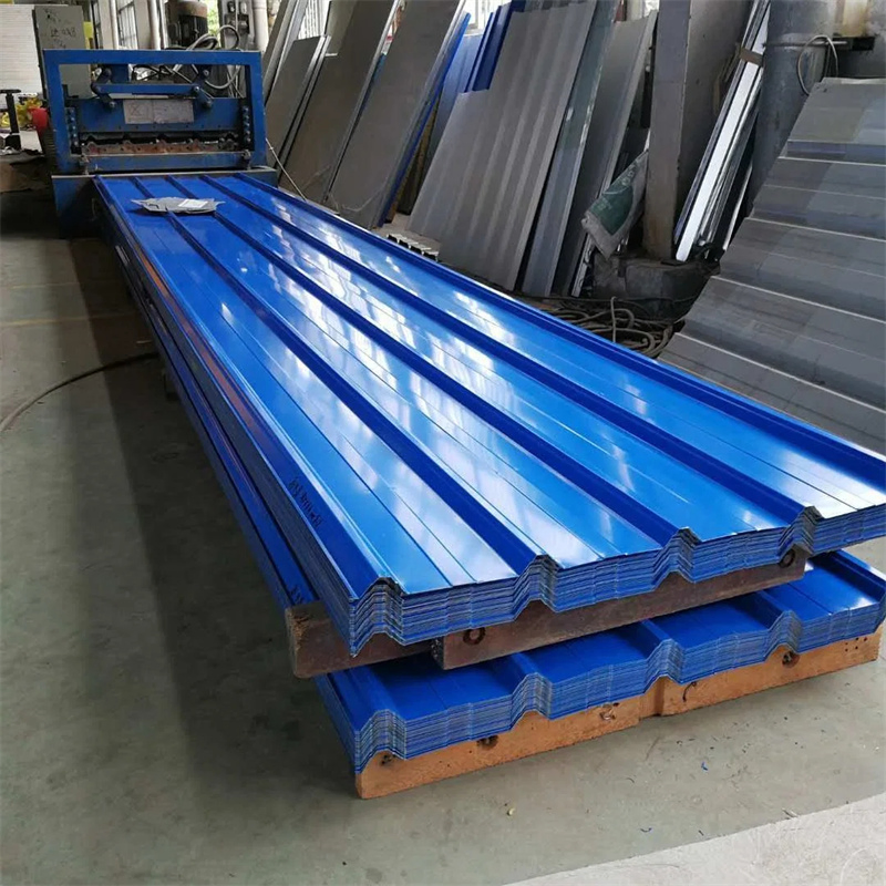 Hot Dipped Prepainted Color Coated Corrugated Galvanized Zinc Coated Roofing Steel Sheet