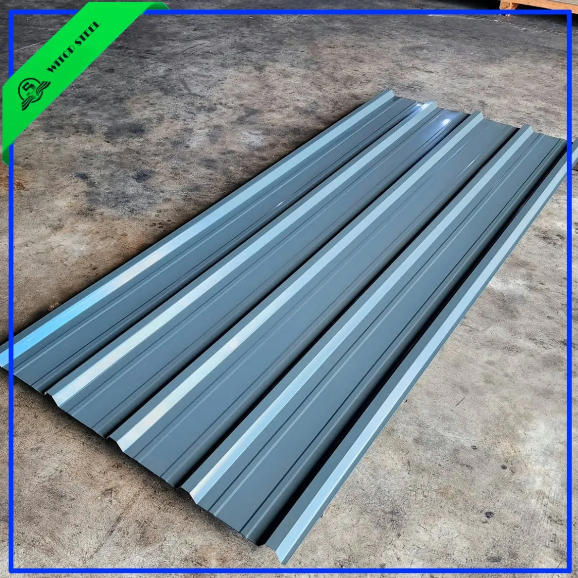 Customized Galvanized Galvalume Aluminum PVC PPGI UPVC Colored Metal Tile Steel Roofing Sheet Corrugated Roof Tile for Building Material