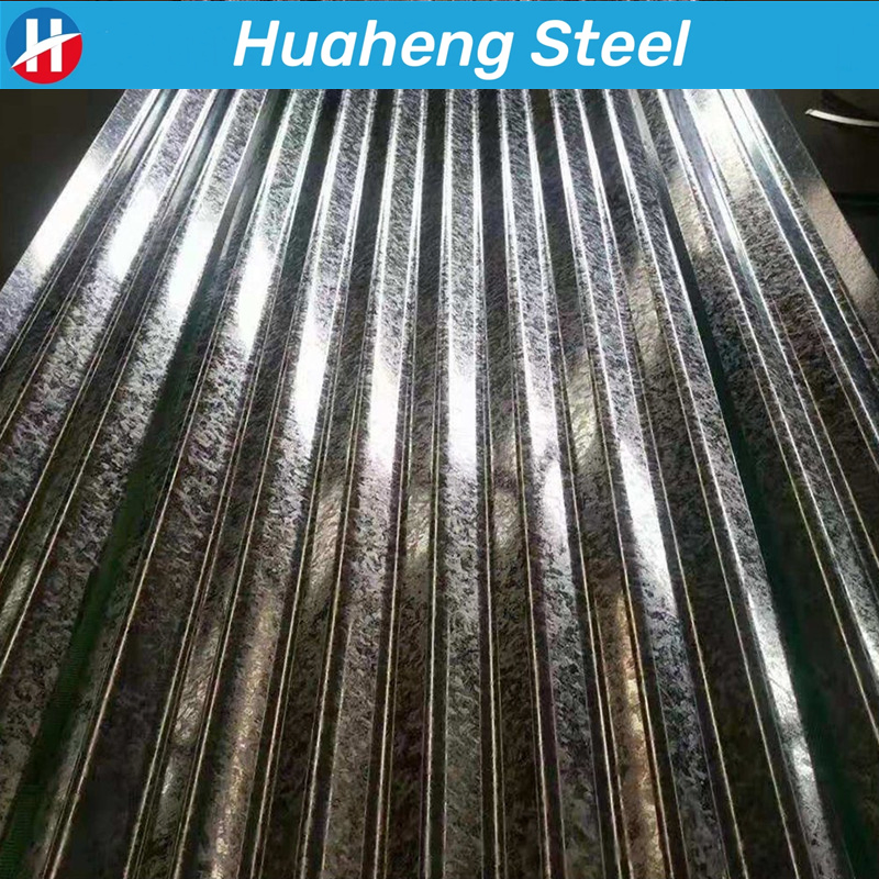 Z20g-Z275g Zero/Mini/Regular/Big Spangle Hot Dipped Gi Coated Galvanized Steel Wave Sheets Steel Sheets Corrugated Roofing Sheet for Building Material