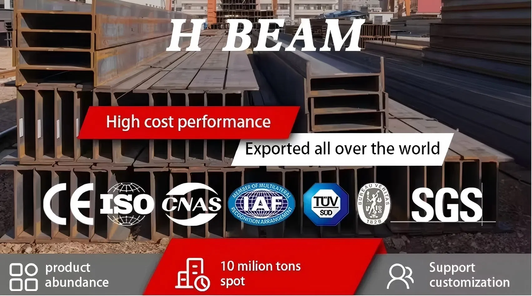 Universal Beam Channel Steel H Beam Overview