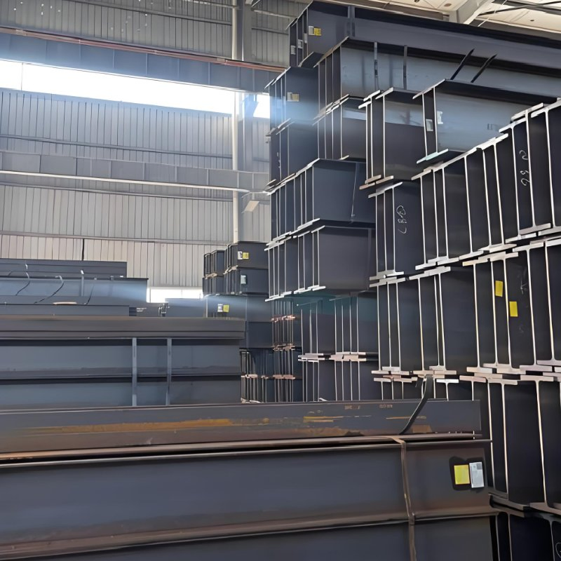 High Strength A36 Ss400 S235jr S355jr Structural Material Hot Rolled Wide Shaped Flange Galvanized Carbon Steel Welded H Section Beam Price for Construction