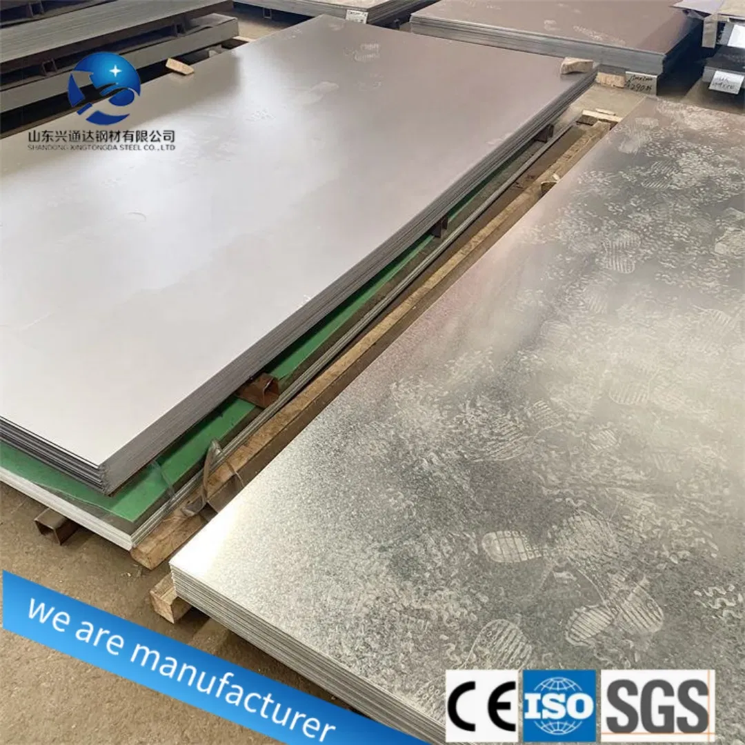 Galvanized Steel Plate 5mm Dx51d Z275 Galvanized Steel Sheet for Decoration
